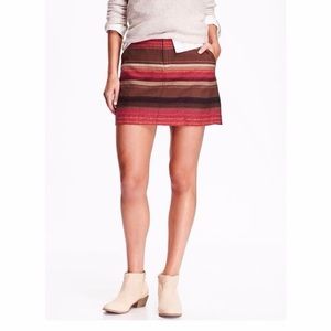 Old Navy Basket Weave Striped Mini